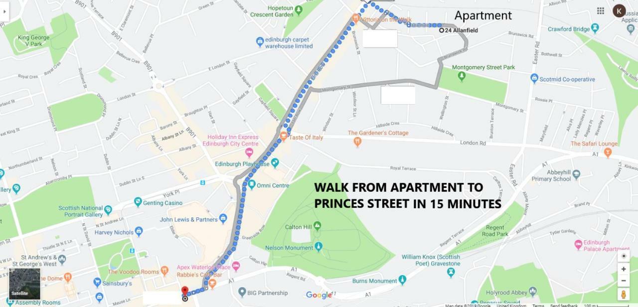 Ideal Central Edinburgh Location With Free On-Site Private Parking Екстер'єр фото